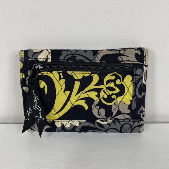 EUC Vera Bradley Baroque Trifold Euro Compact Paisley Wallet For Crafts/Repairs - Picture 2 of 11